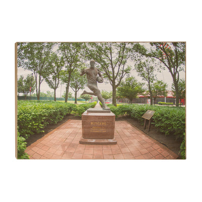 Rutgers Scarlet Knights - Birthplace Statue - College Wall Art #Wood Art