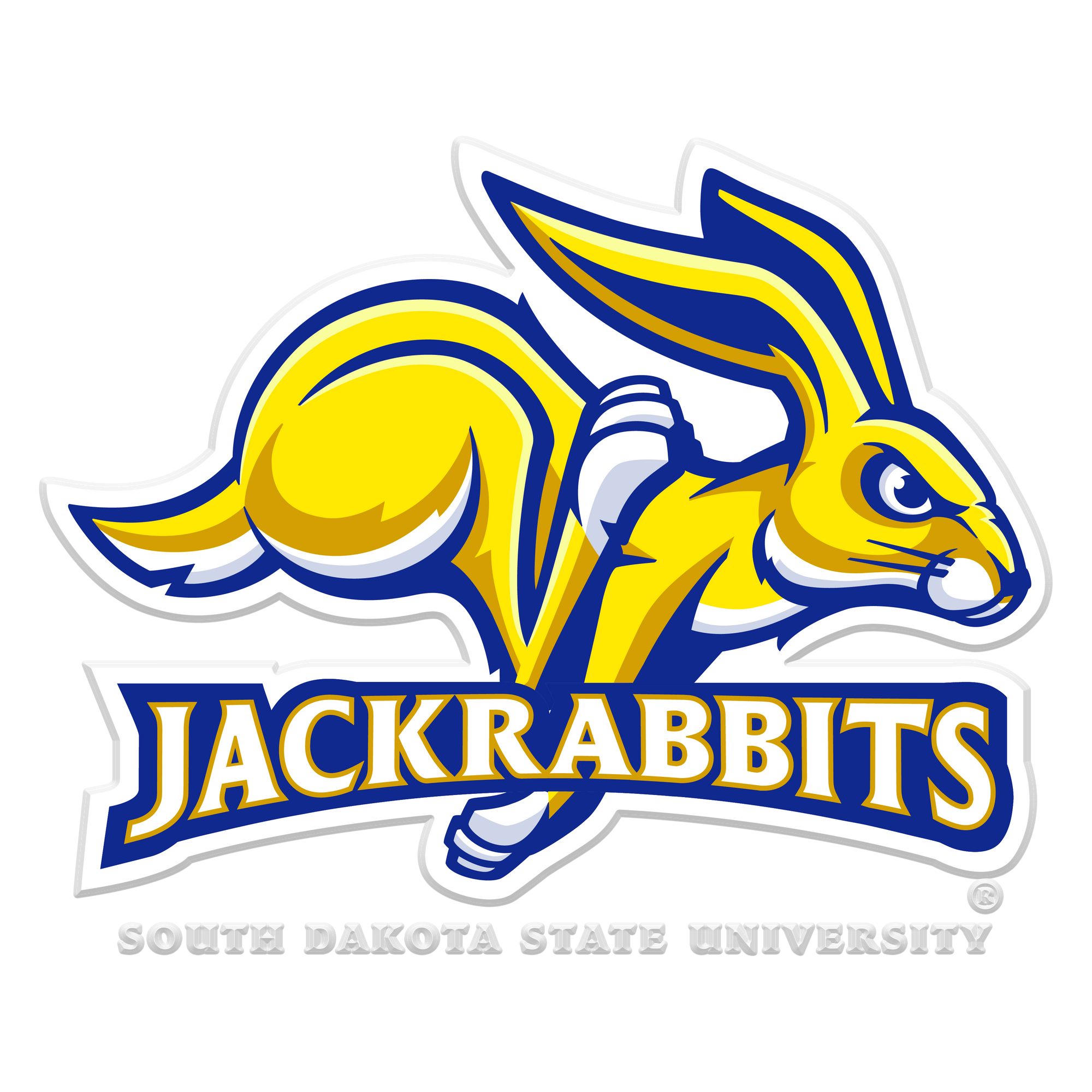 South Dakota State Jackrabbits - Jackrabbits SDSU Single Layer Dimensional