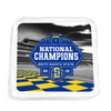 South Dakota State Jackrabbits - SDSU National Champions Checkerboard End Zone Drink Coaster
