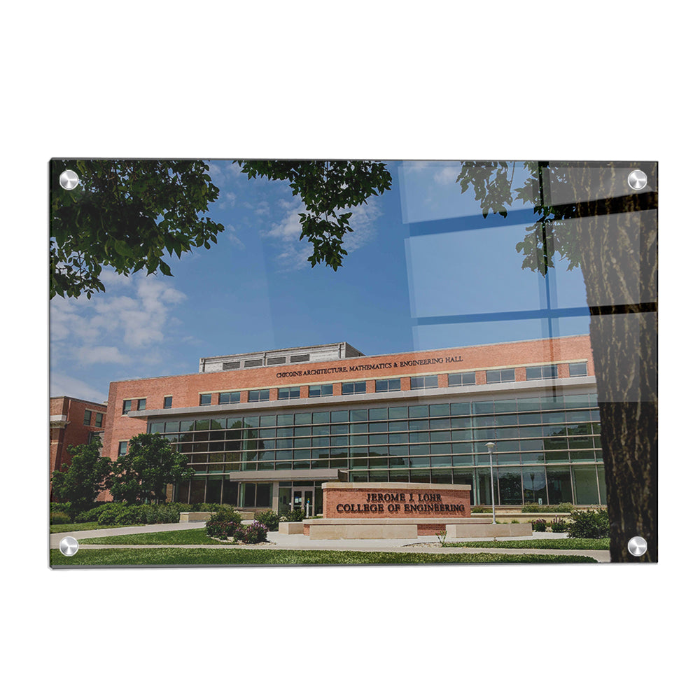 South Dakota State Jackrabbits - Chicoine Architecture, Mathmatics & Engineering Hall - College Wall Art #Canvas