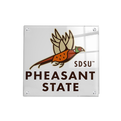 South Dakota State Jackrabbits - Pheasant State Logo - College Wall Art #Acrylic