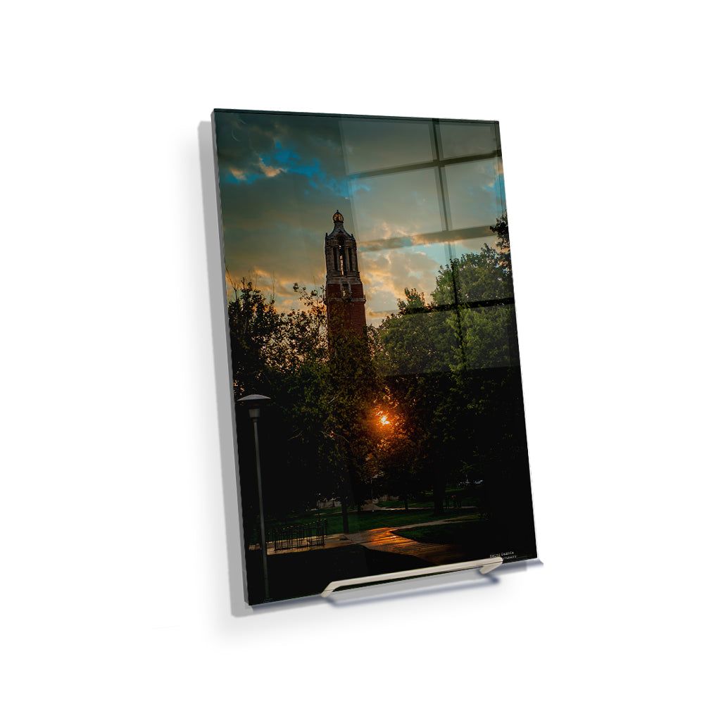 South Dakota State Jackrabbits - Coughlin Campanile Sunset - College Wall Art #Canvas