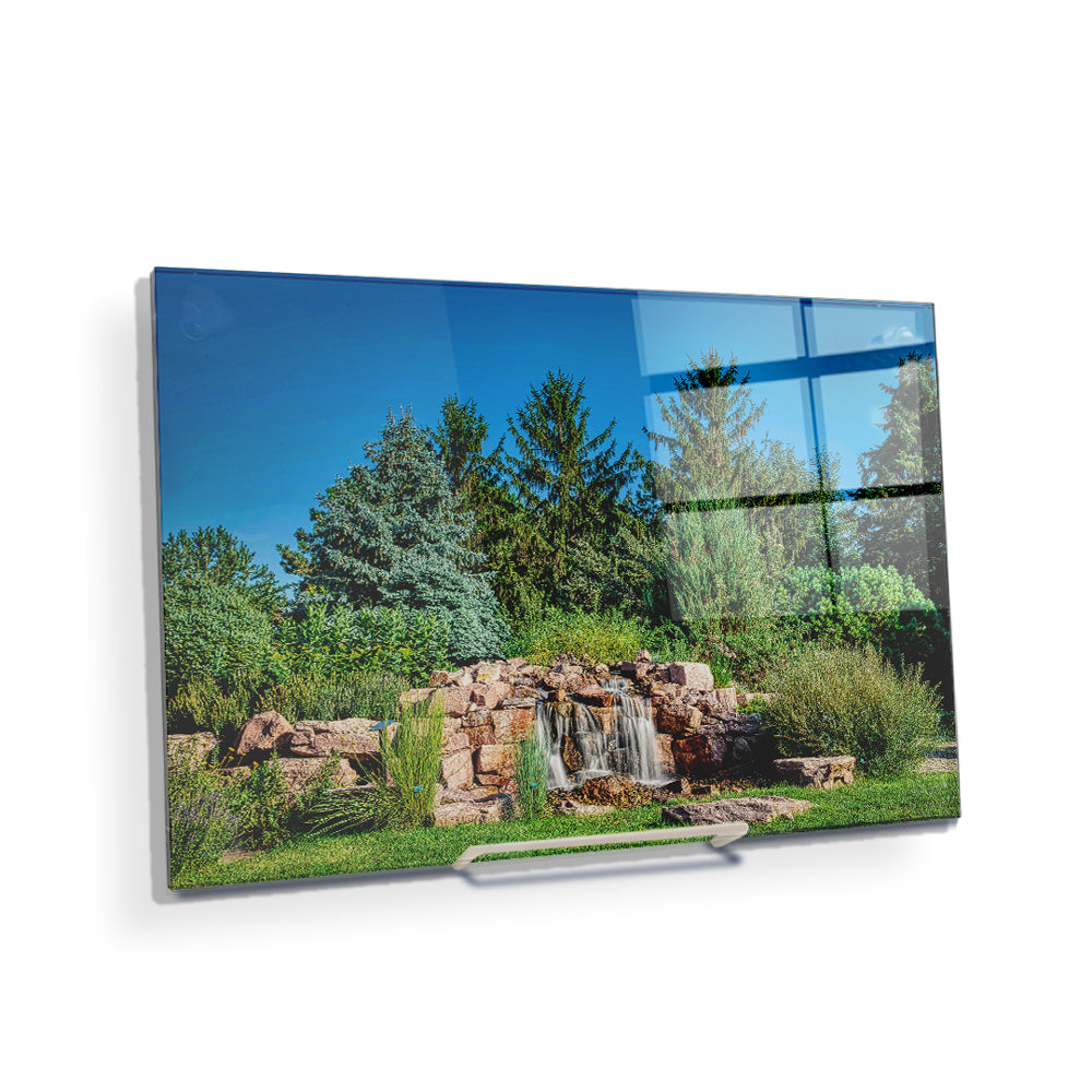 South Dakota State Jackrabbits - McCrory Gardens Waterfall - College Wall Art #Canvas