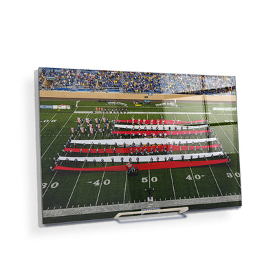 South Dakota State Jackrabbits - Red, White, and Blue DJD Stadium - College Wall Art #Acrylic Mini