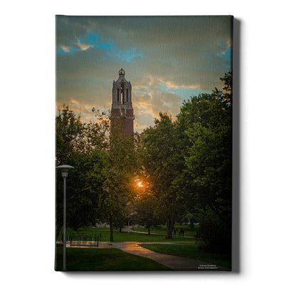 South Dakota State Jackrabbits - Coughlin Campanile Sunset - College Wall Art #Canvas