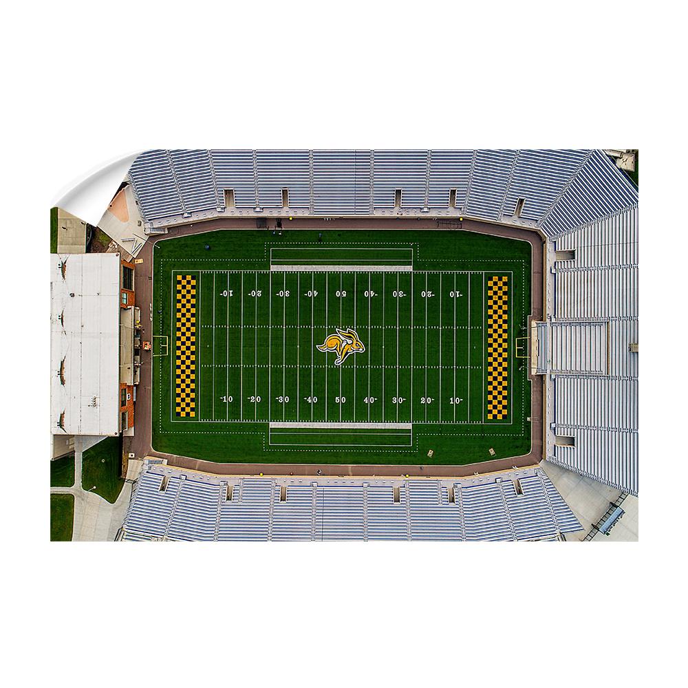 South Dakota State Jackrabbits - DJD Stadium Aerial - College Wall Art #Canvas