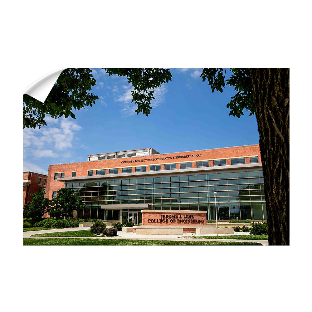 South Dakota State Jackrabbits - Chicoine Architecture, Mathmatics & Engineering Hall - College Wall Art #Canvas