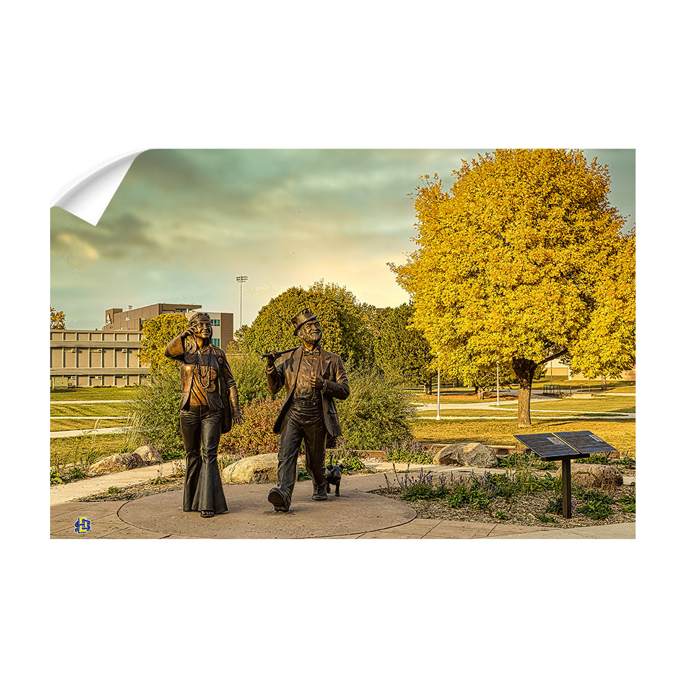 South Dakota State Jackrabbits - Fall Colors - College Wall Art #Canvas