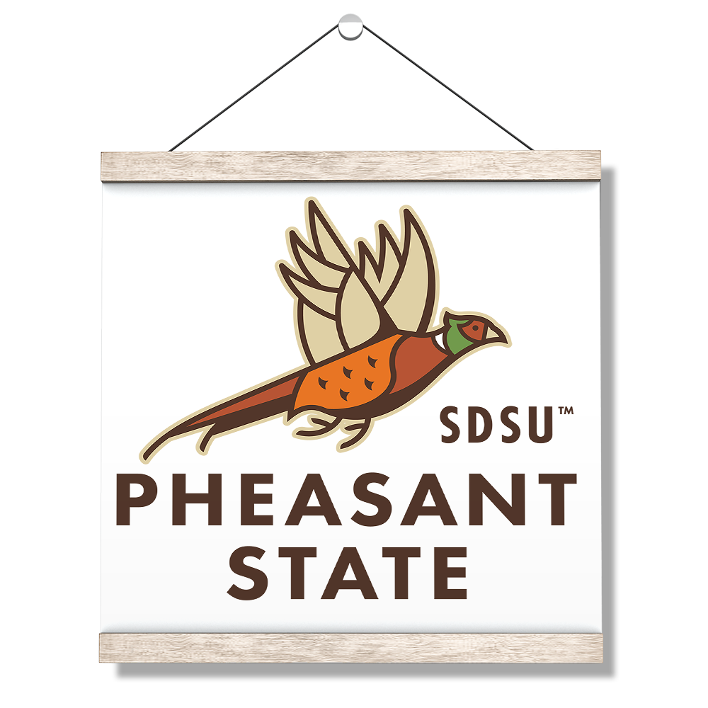 South Dakota State Jackrabbits - Pheasant State Logo - College Wall Art #Canvas