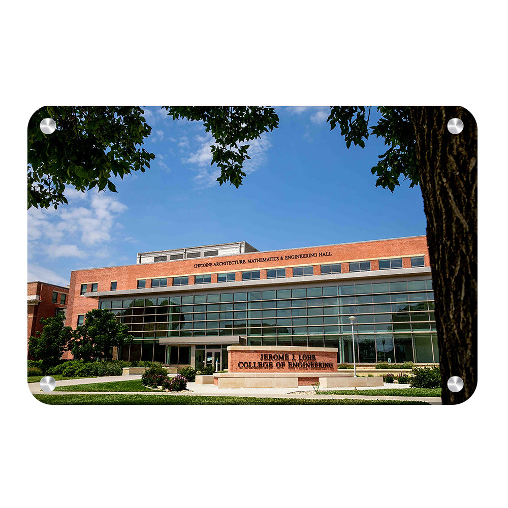 South Dakota State Jackrabbits - Chicoine Architecture, Mathmatics & Engineering Hall - College Wall Art #Canvas
