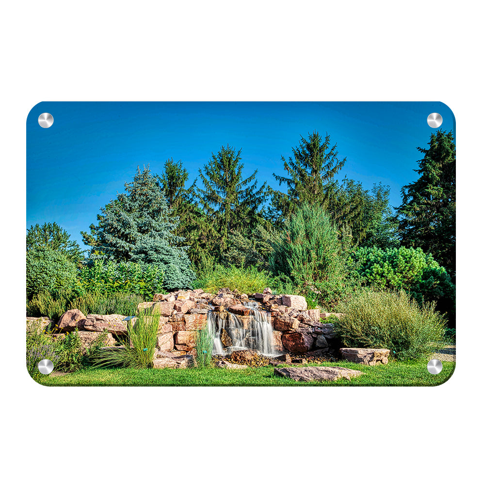 South Dakota State Jackrabbits - McCrory Gardens Waterfall - College Wall Art #Canvas