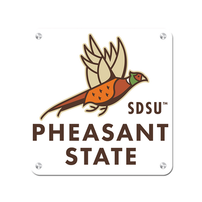 South Dakota State Jackrabbits - Pheasant State Logo - College Wall Art #Metal