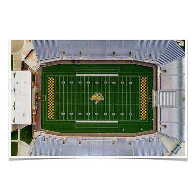 South Dakota State Jackrabbits - DJD Stadium Aerial - College Wall Art #Poster