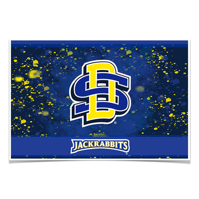 South Dakota State Jackrabbits - SDSU Jackrabbits Colors - College Wall Art #Poster