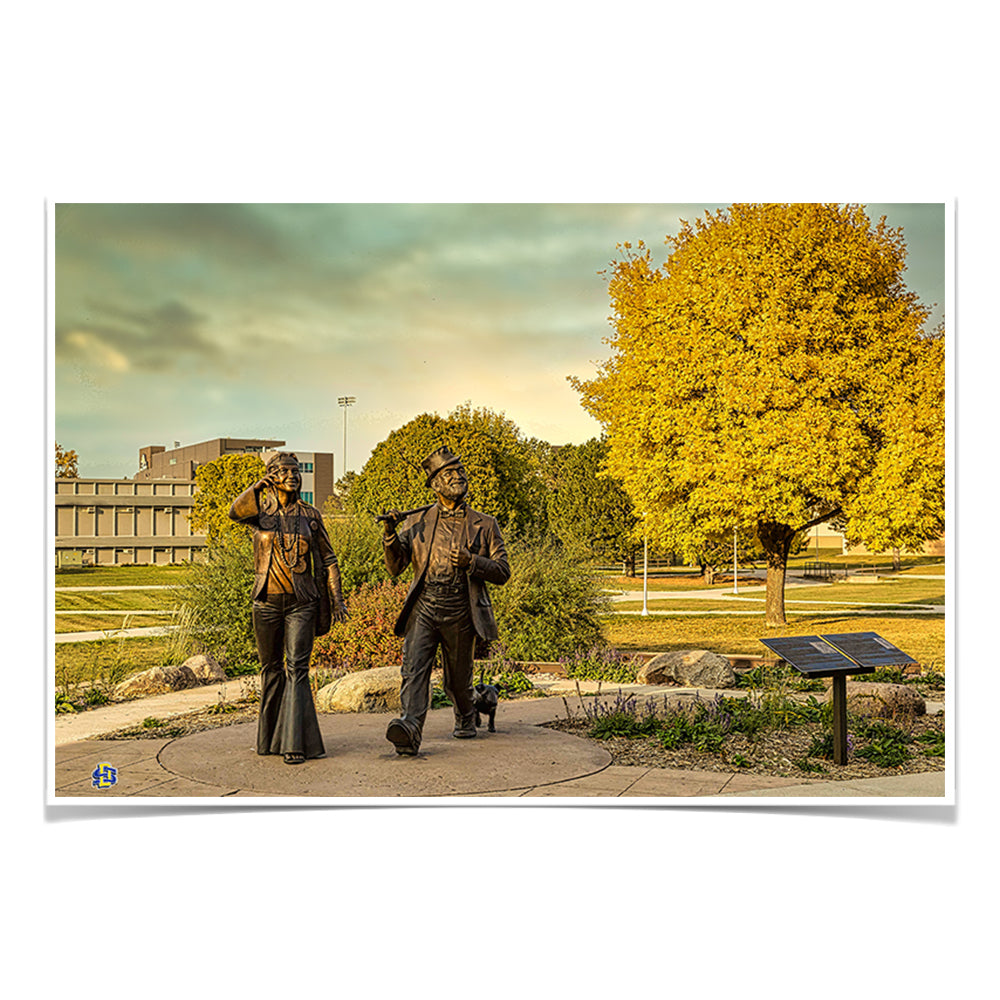 South Dakota State Jackrabbits - Fall Colors - College Wall Art #Canvas