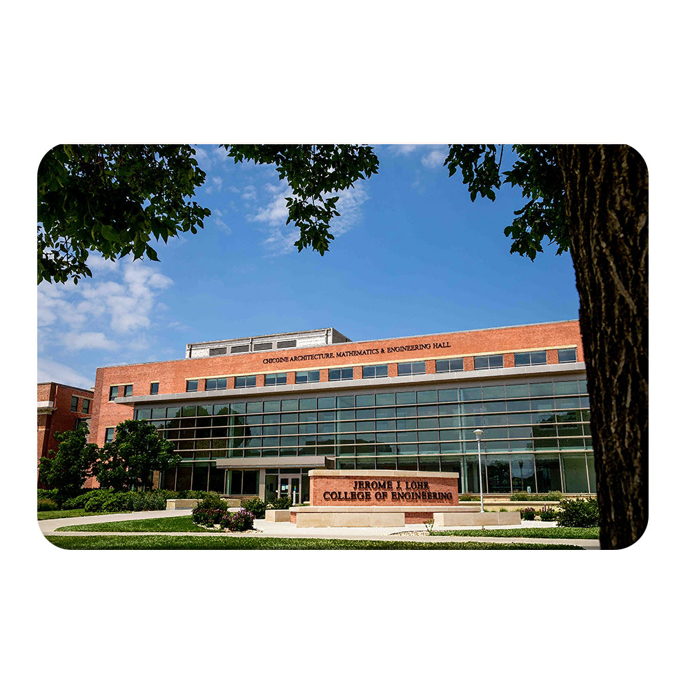 South Dakota State Jackrabbits - Chicoine Architecture, Mathmatics & Engineering Hall - College Wall Art #Canvas