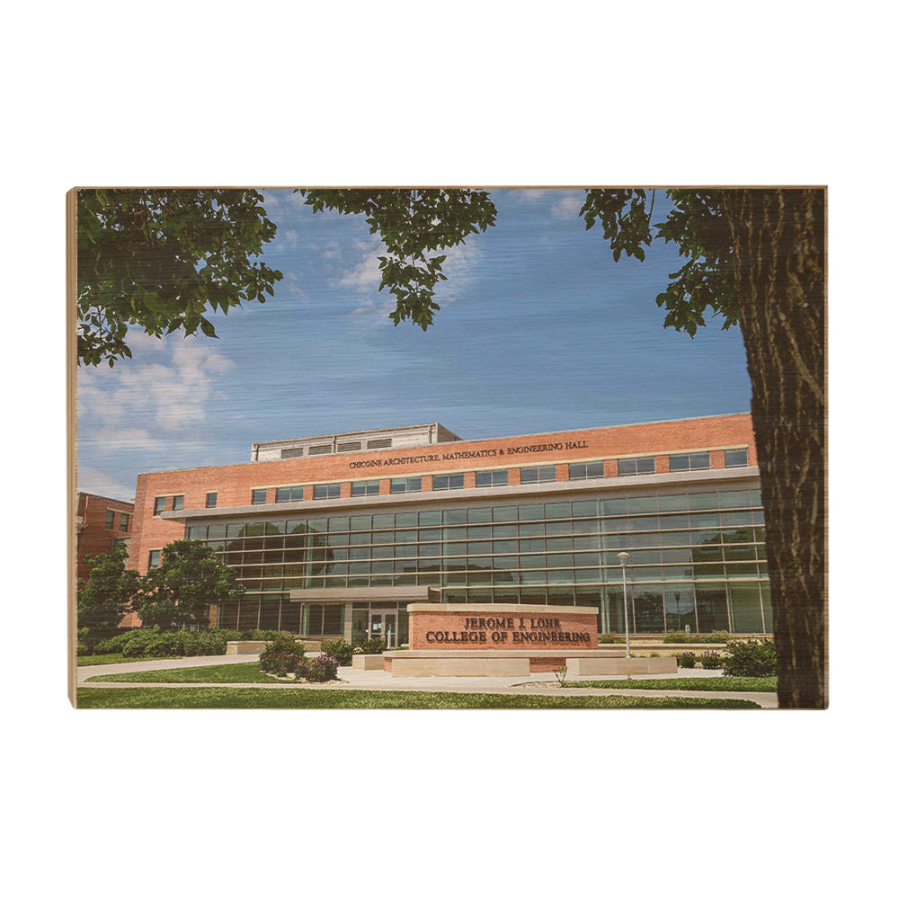 South Dakota State Jackrabbits - Chicoine Architecture, Mathmatics & Engineering Hall - College Wall Art #Canvas