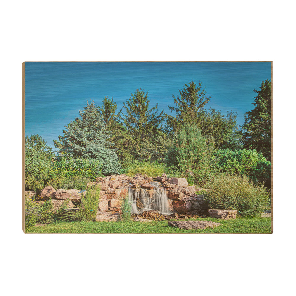 South Dakota State Jackrabbits - McCrory Gardens Waterfall - College Wall Art #Canvas