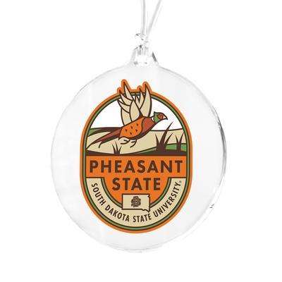 South Dakota State Jackrabbits - Pheasant State Shield Bag Tag & Ornament