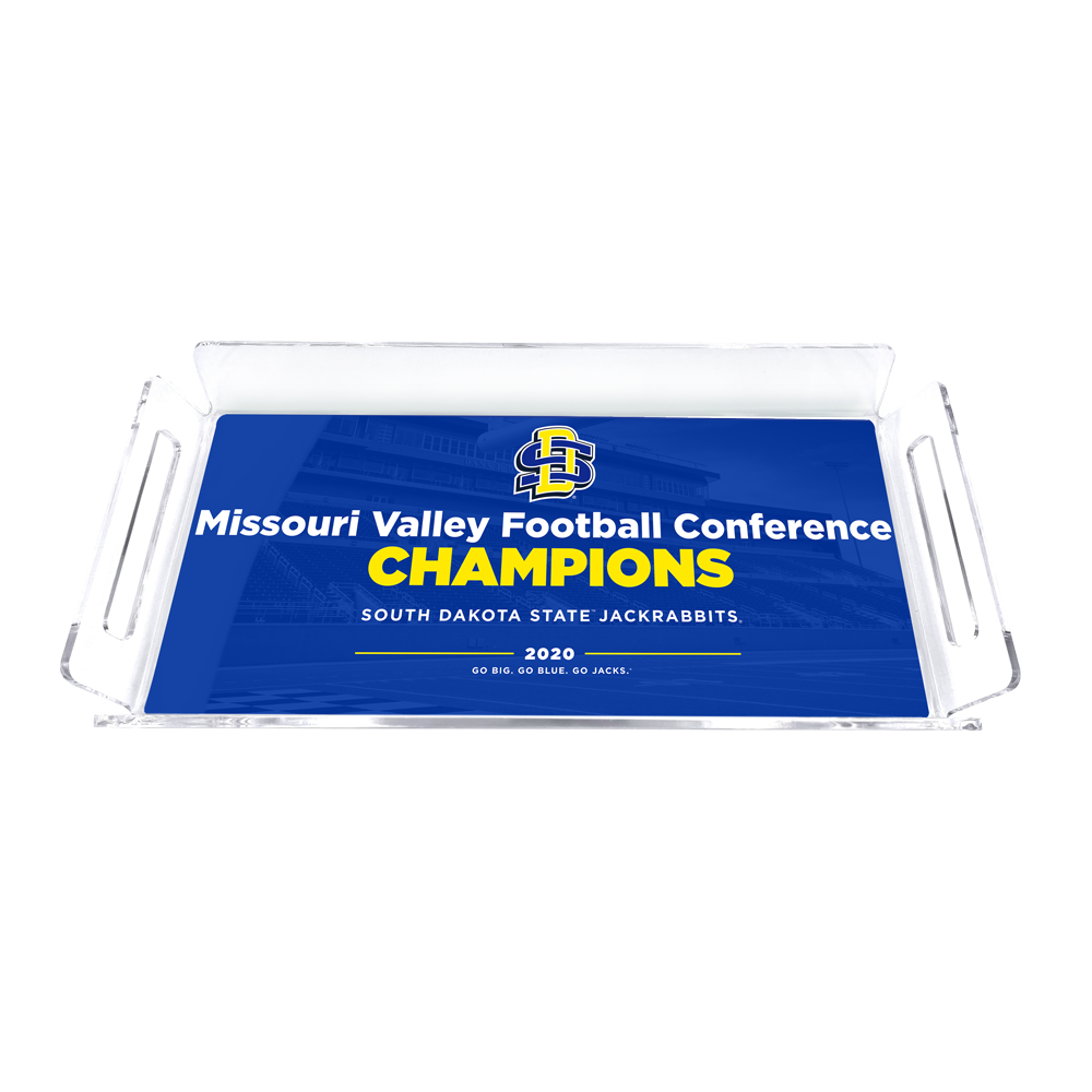 South Dakota State Jackrabbits - Missouri Valley Champions Decorative Serving Tray