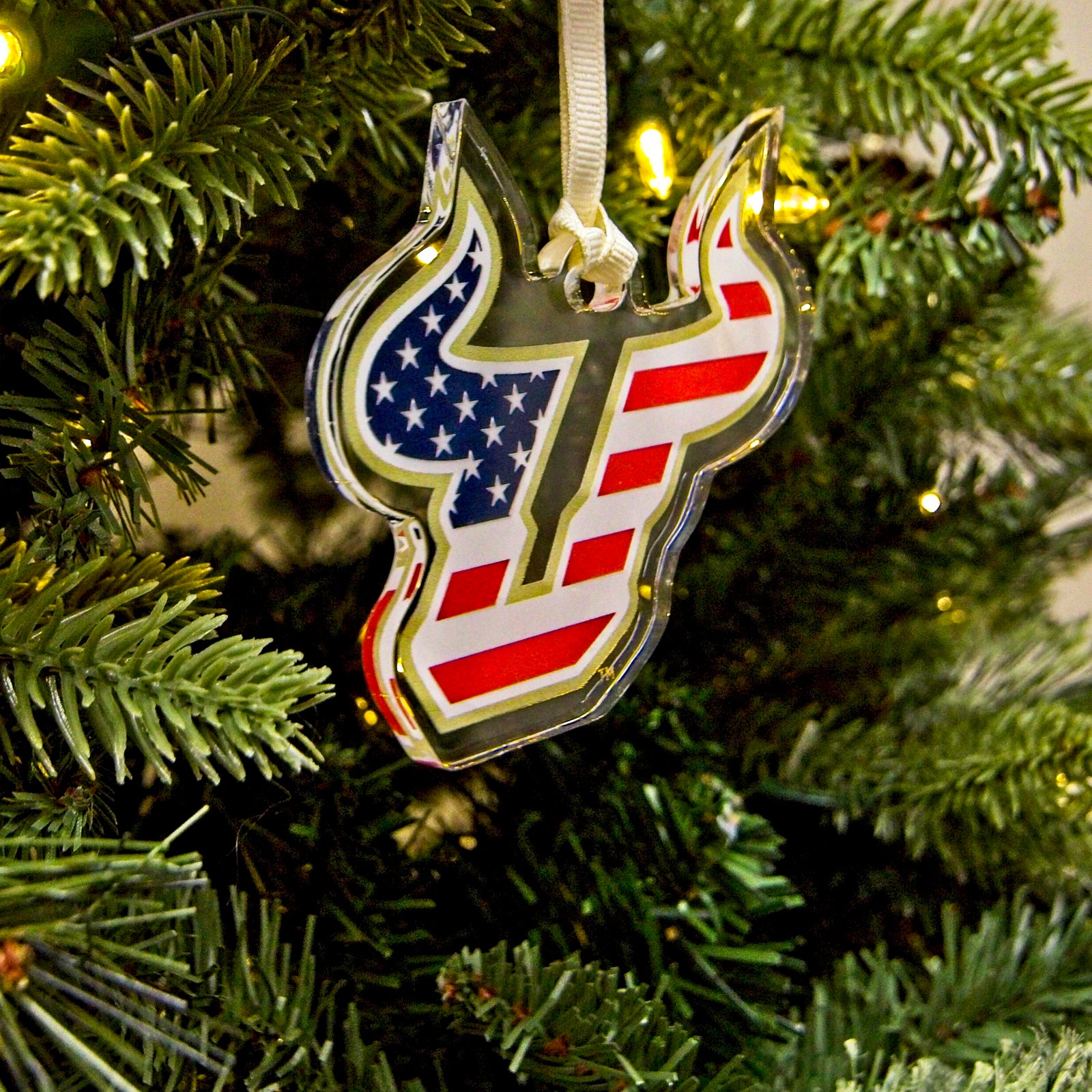USF Bulls - USF Stars and Stripes Ornament & Bag Tag