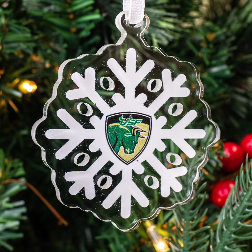 USF Bulls - USF Snowflake Ornament