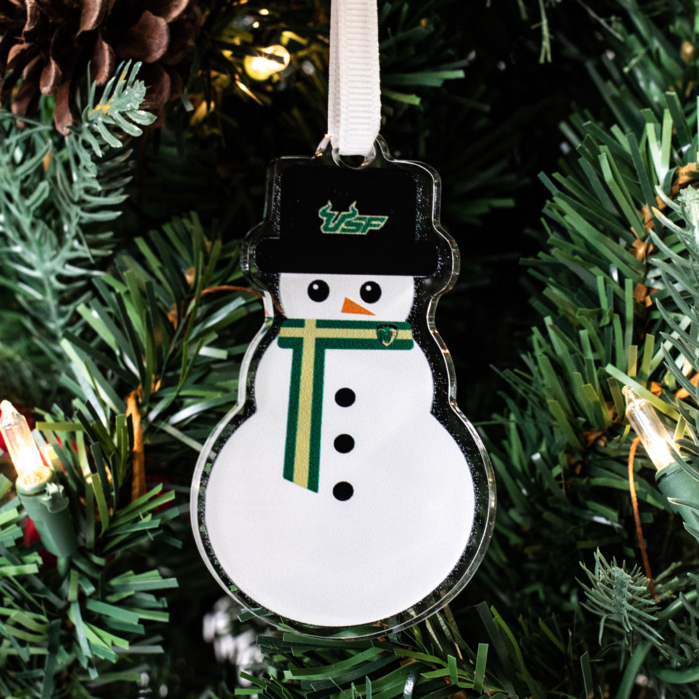 USF Bulls - USF Snowman Ornament