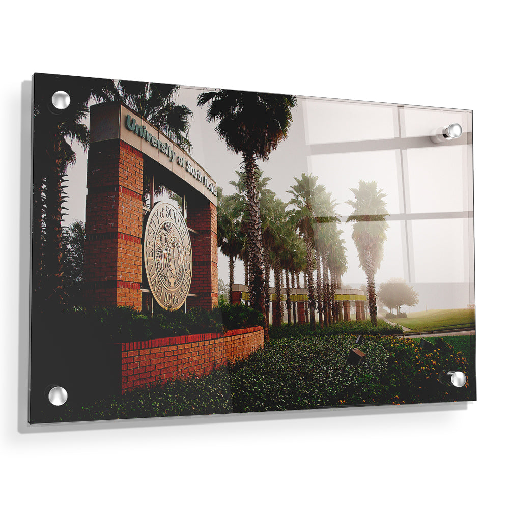USF Bulls - USF Misty Morning - College Wall Art #Canvas