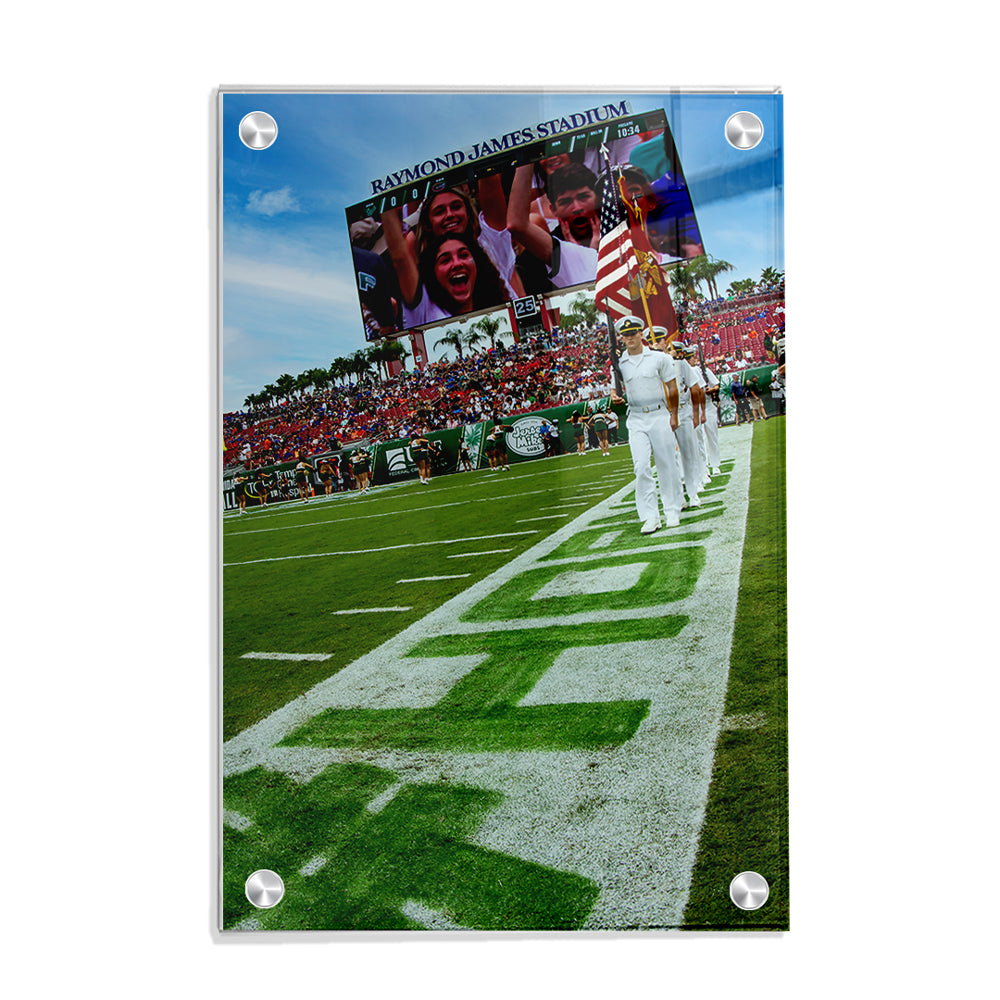 USF Bulls - Enter Stars and Stripes - College Wall Art #Canvas