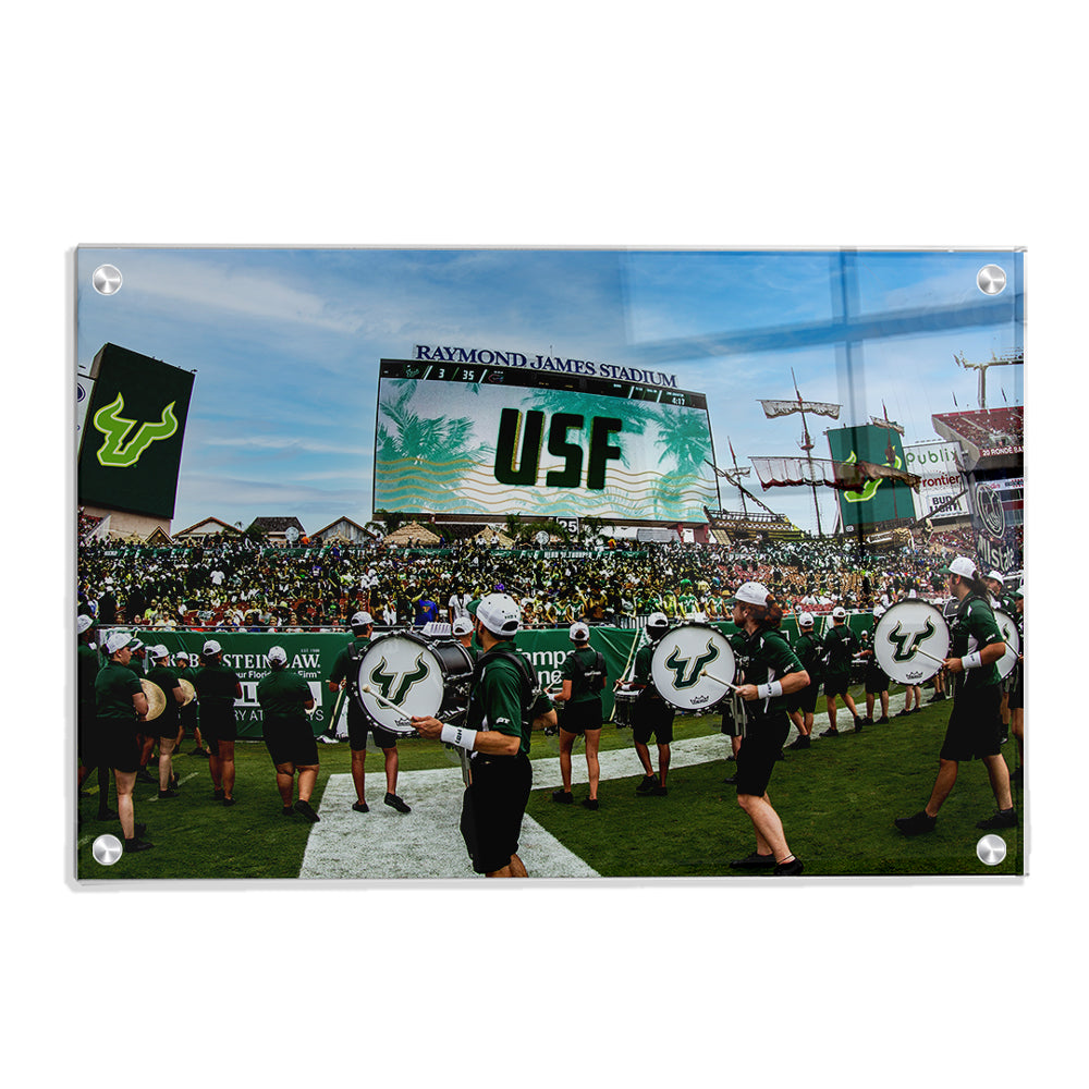 USF Bulls - Bulls Zone - College Wall Art #Canvas
