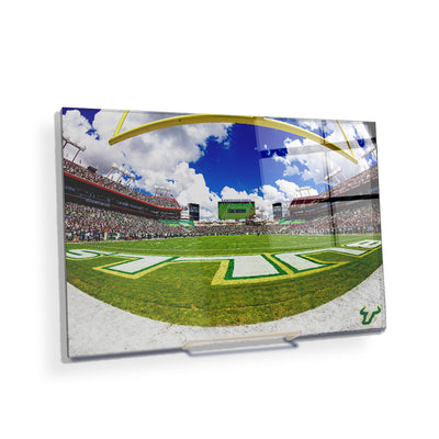 USF Bulls - Bulls End Zone Touchdown - College Wall Art #Acrylic Mini