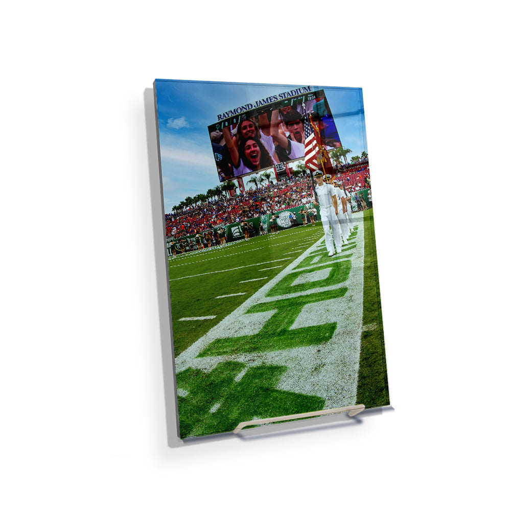 USF Bulls - Enter Stars and Stripes - College Wall Art #Canvas