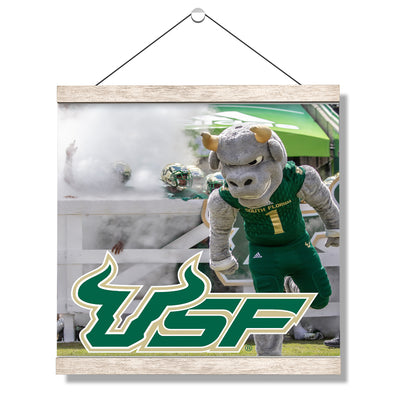 USF Bulls - USF Bulls Stampeed - College Wall Art #Hanging Canvas