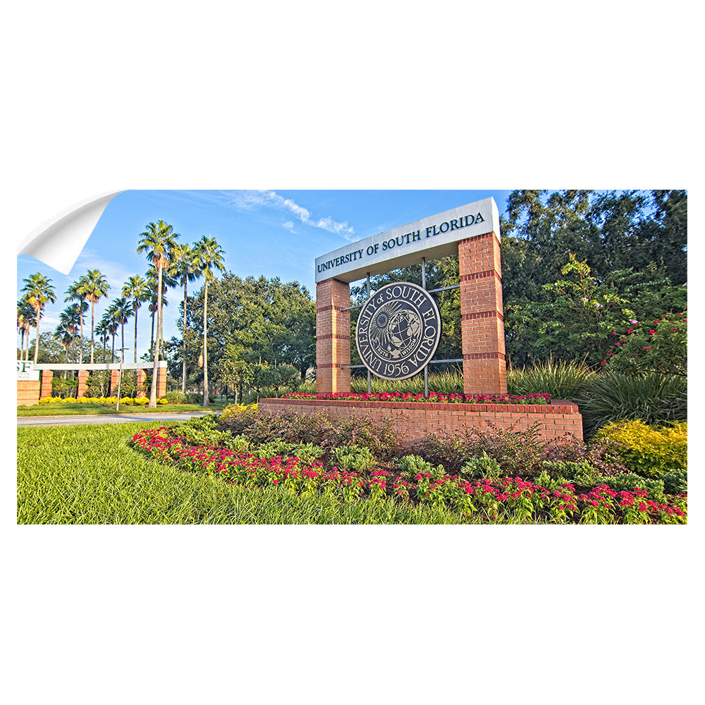 USF Bulls - USF Entrance Pano - College Wall Art #Canvas