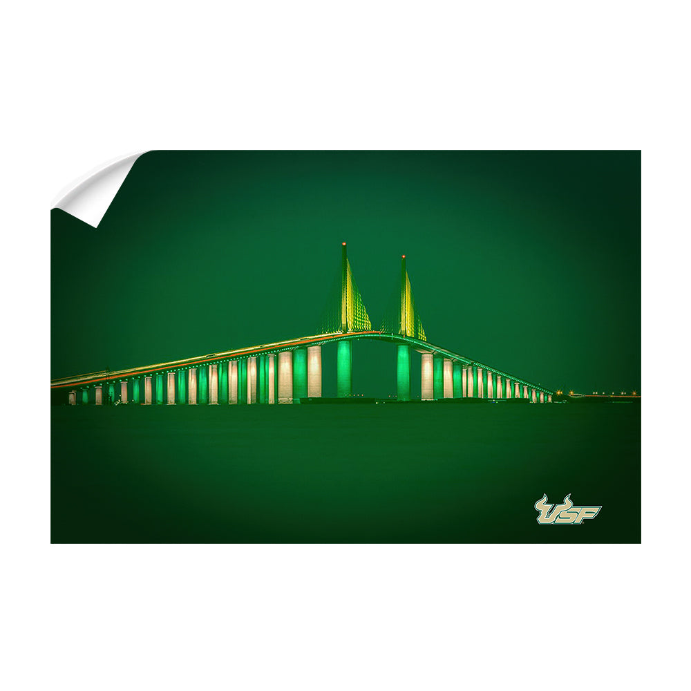 USF Bulls - USF 2020 Skyway - College Wall Art #Canvas