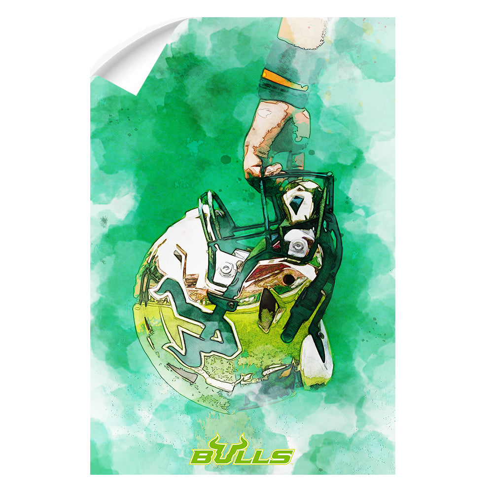 USF Bulls - Bulls Ready for Battle - College Wall Art #Canvas