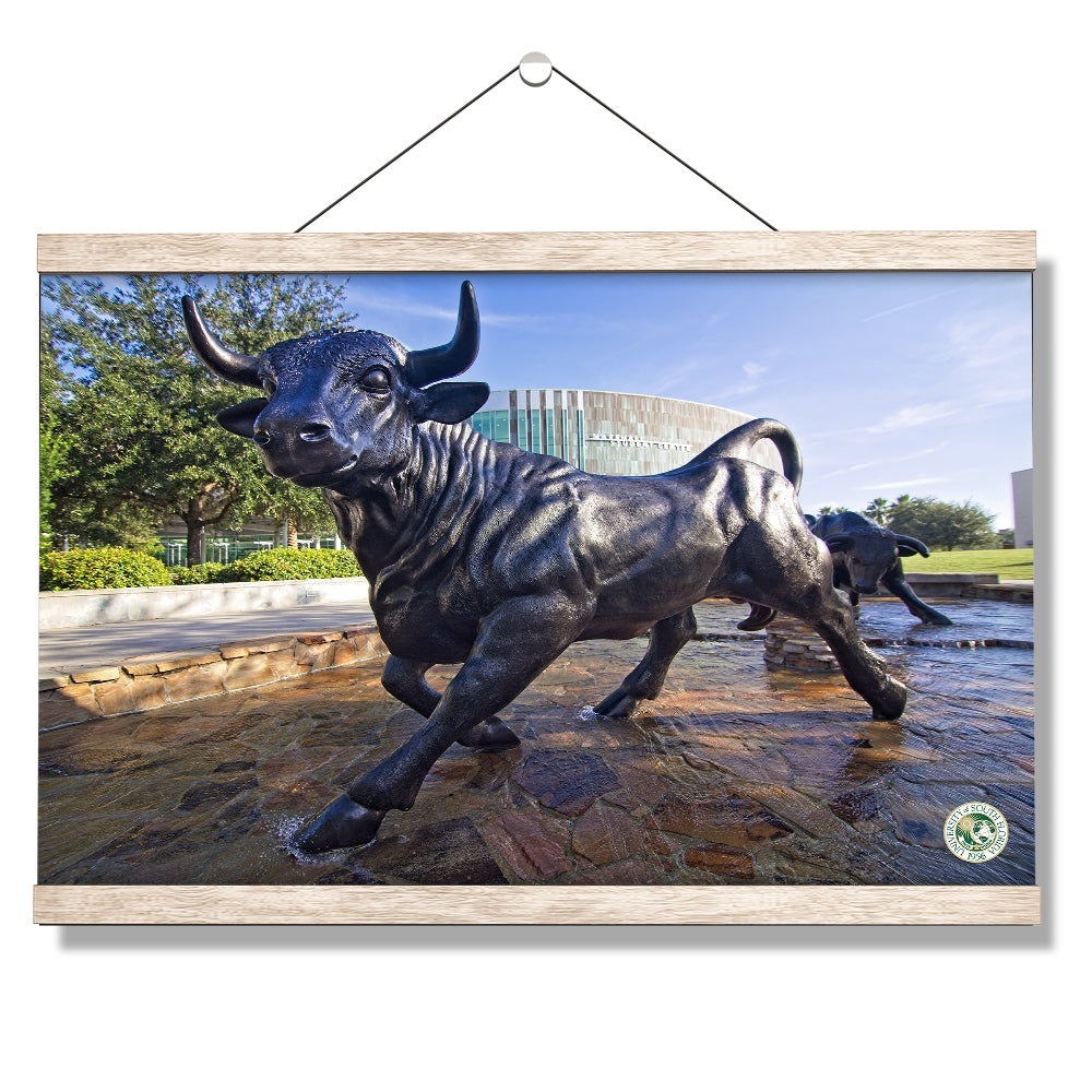 USF Bulls -Mashal Student Center - College Wall Art #Canvas 
