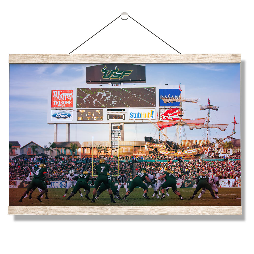USF Bulls - USF vs Miami - College Wall Art #Canvas
