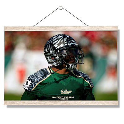 USF Bulls - Wounded Warrior Project - College Wall Art #Hanging Canvas