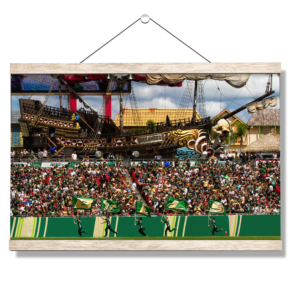 USF Bulls - Bulls in RayJay - College Wall  Art #Canvas