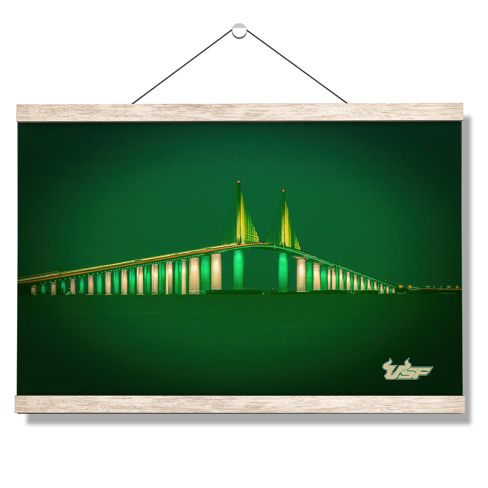 USF Bulls - USF 2020 Skyway - College Wall Art #Canvas