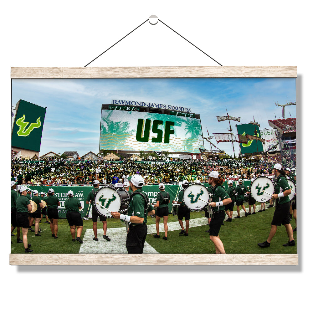 USF Bulls - Bulls Zone - College Wall Art #Canvas