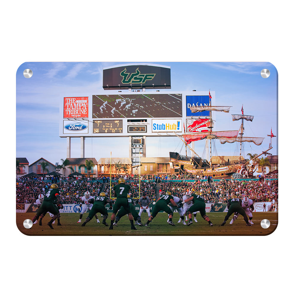 USF Bulls - USF vs Miami - College Wall Art #Canvas