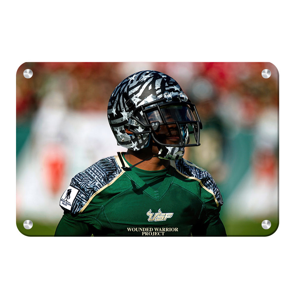 USF Bulls - Wounded Warrior Project - College Wall  Art #Canvas