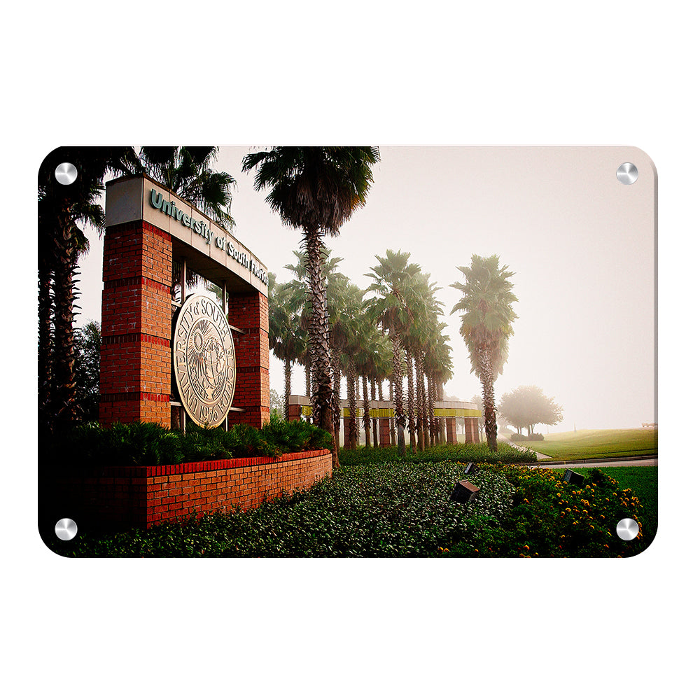 USF Bulls - USF Misty Morning - College Wall Art #Canvas