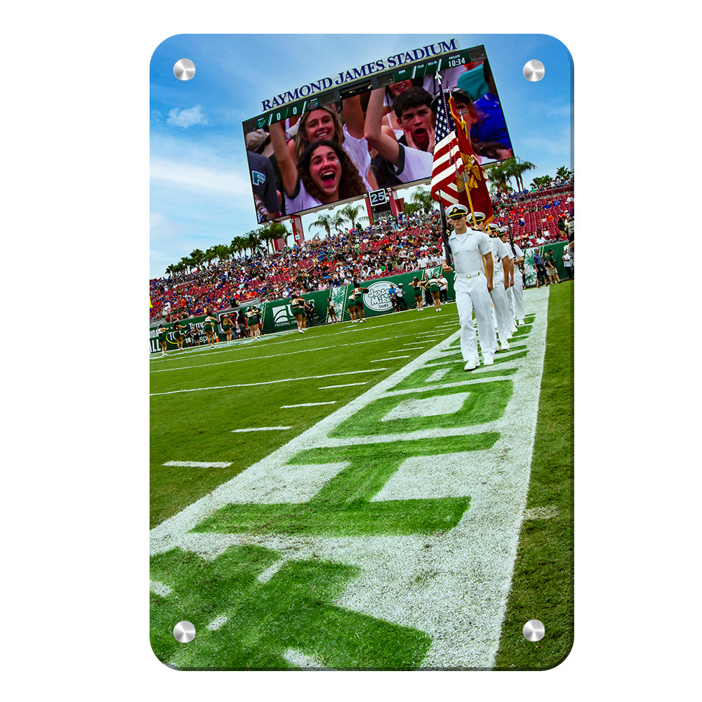 USF Bulls - Enter Stars and Stripes - College Wall Art #Canvas