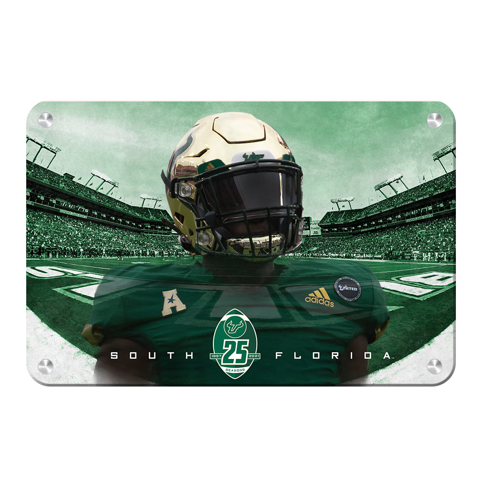 USF Bulls - South Florida 25 Years - College Wall Art #Canvas