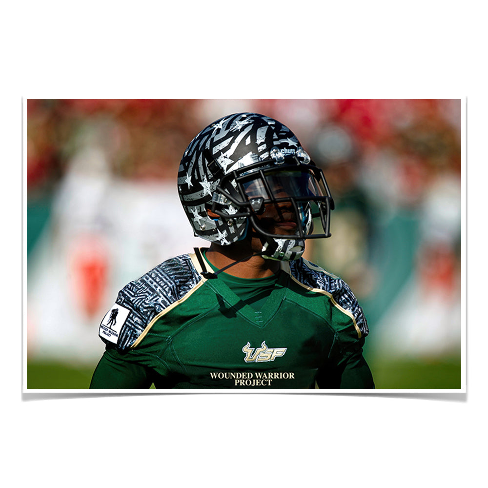 USF Bulls - Wounded Warrior Project - College Wall  Art #Canvas