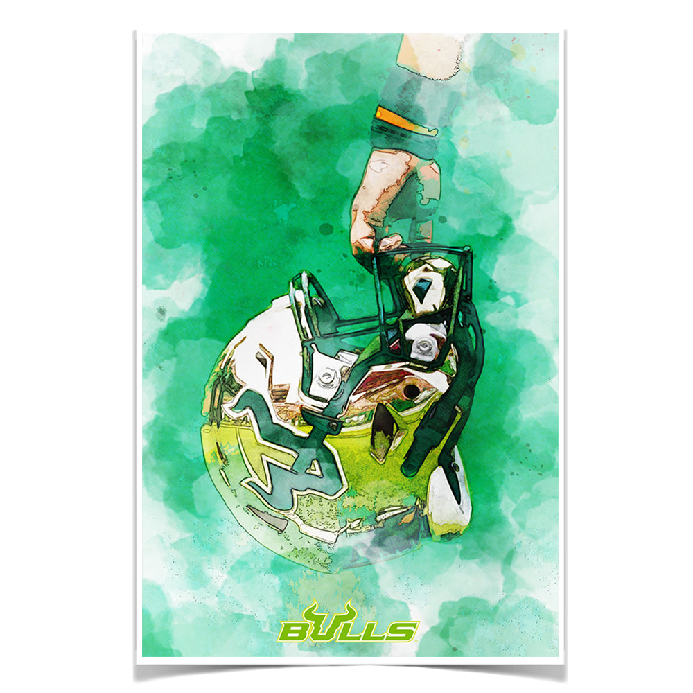 USF Bulls - Bulls Ready for Battle - College Wall Art #Canvas