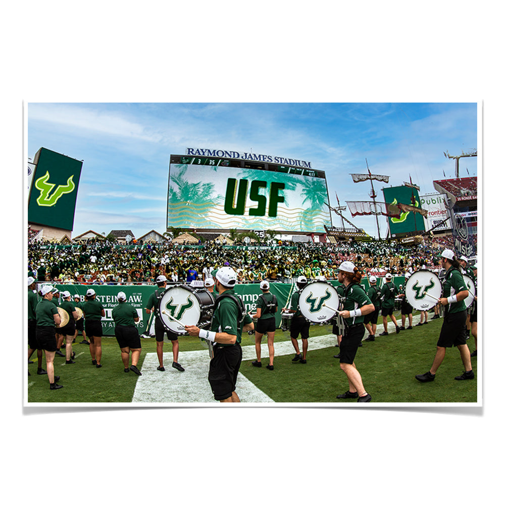 USF Bulls - Bulls Zone - College Wall Art #Canvas